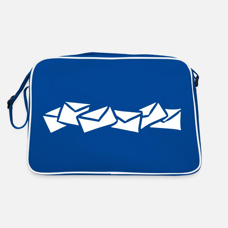 Nachricht message Post Sendung mail Retro Tasche