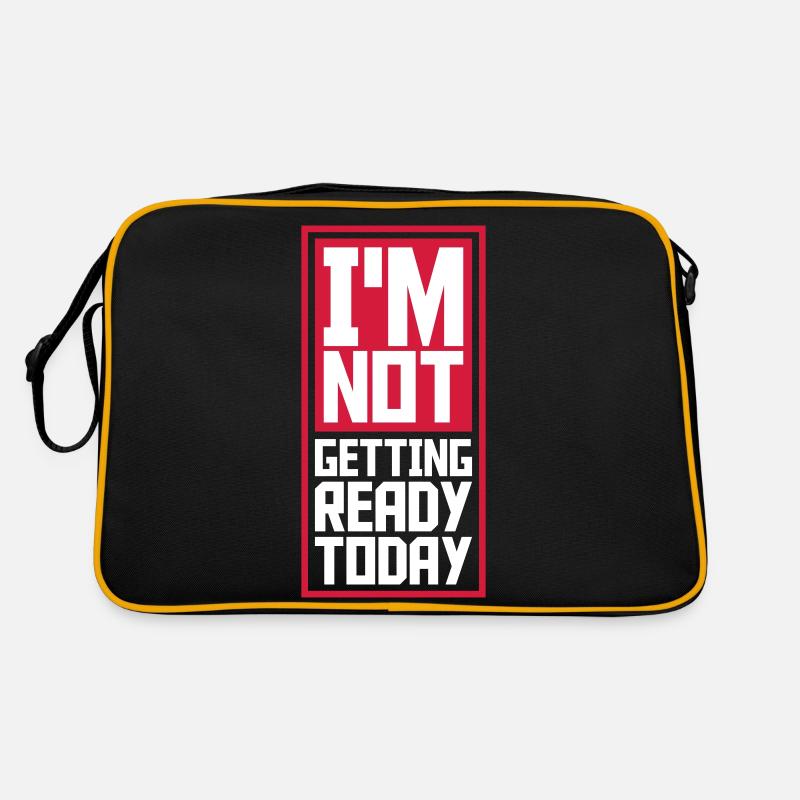 ne pas se préparer aujourd’hui Sac Retro