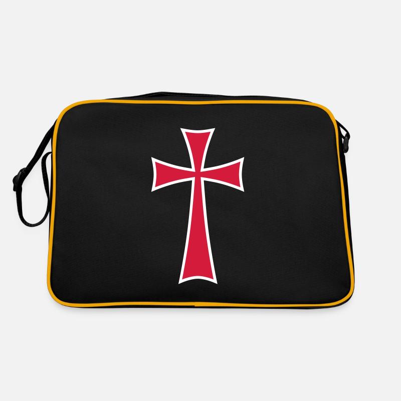 03 Templer Kreuz Mittelalter 2c Retro Tasche