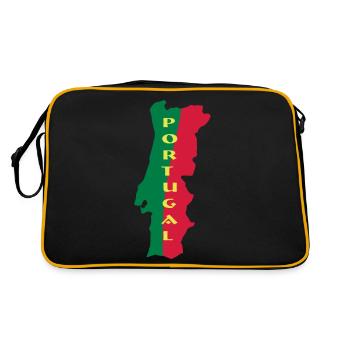 PORTUGAL_carta - Sac Retro - noir/or - Dos
