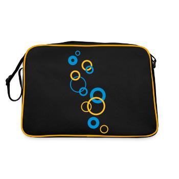 bubbles - Retro Bag - black/gold - Back