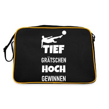 Hautes hautes victoires dans le football - Sac Retro - noir/or - Dos