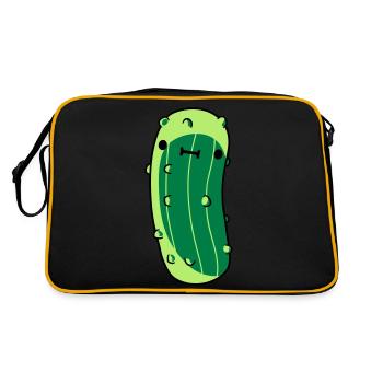 small cucumber with - Retro Bag - black/gold - Back