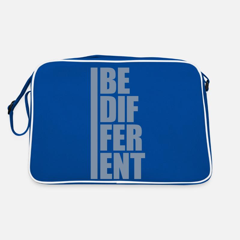 Be different Logo Design Retro Bag