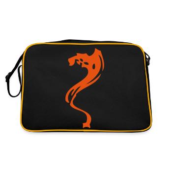 smoke - Retro Bag - black/gold - Back
