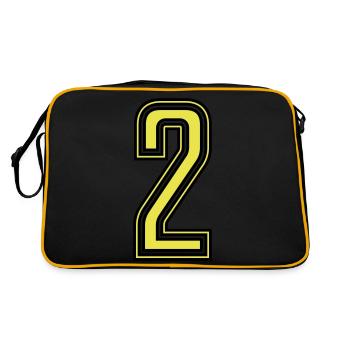 2 - Sac Retro - noir/or - Dos