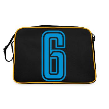 6 - Retro Bag - black/gold - Back