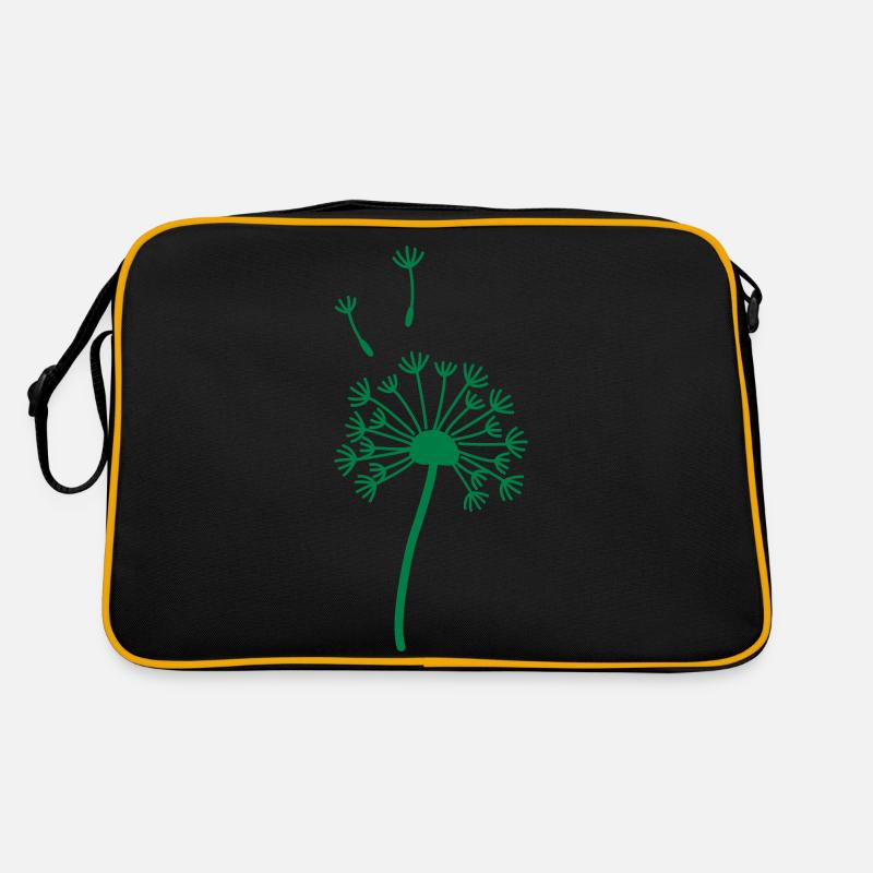 Pusteblume in Deiner Wunschfarbe - Vektor Retro Tasche