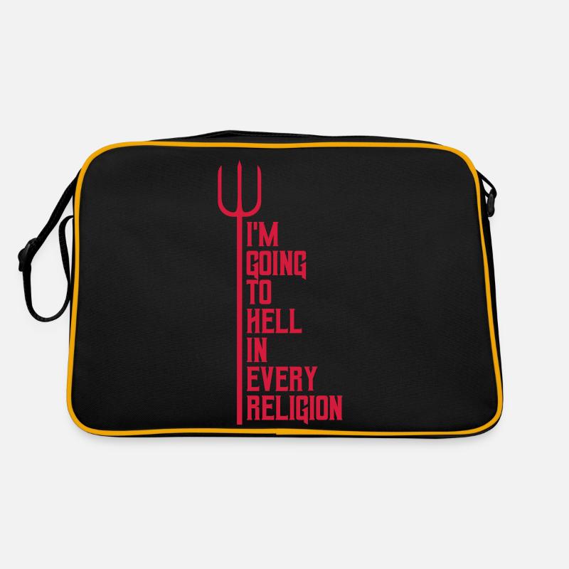 im going to hell Retro Tasche