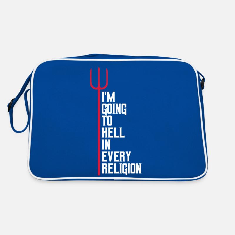 im going to hell Retro Tasche
