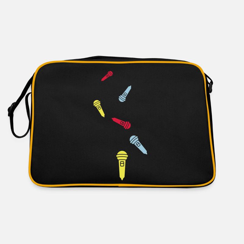 Mikrofon Symbol Retro Tasche