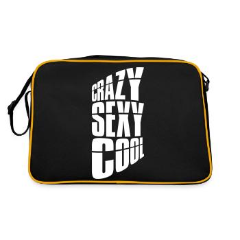crazy sexy cool design - Retro Bag - black/gold - Back