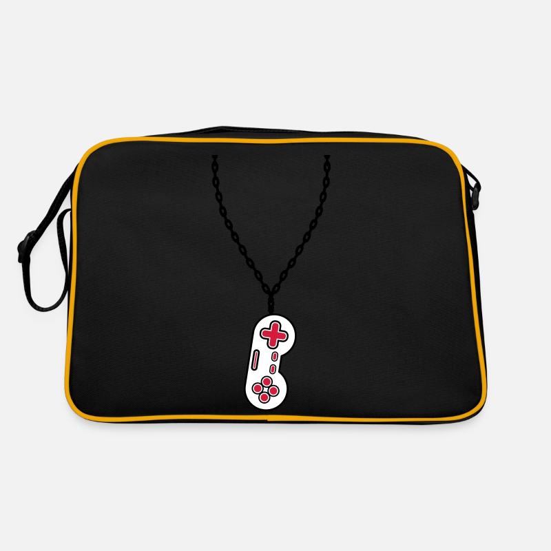 Halskette Schmuck alter Controller Retro Tasche