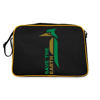 savetheearth03_2f - Sac Retro - noir/or - Dos