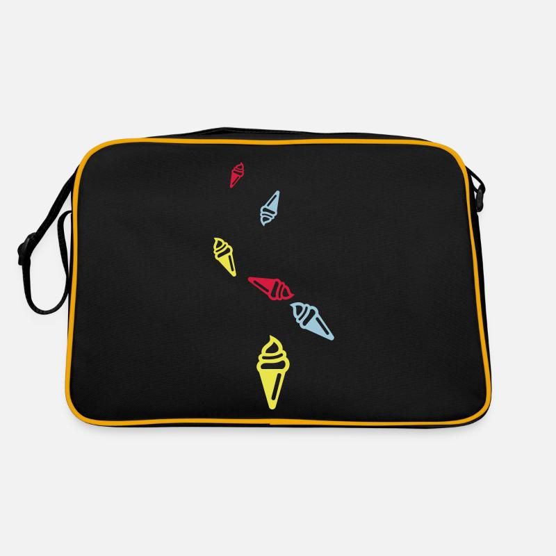 Eis Icon Symbol Retro Tasche
