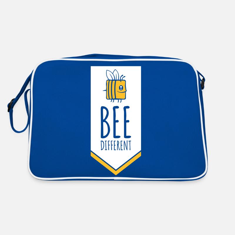 bee different saying quote Retro Bag