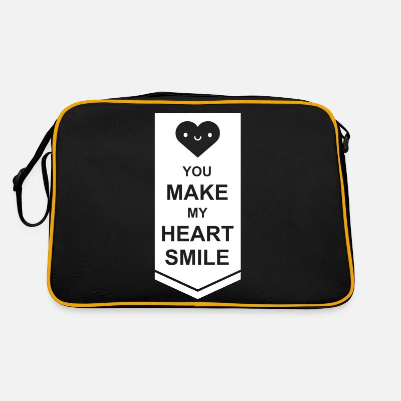 make my heart smile Retro Bag