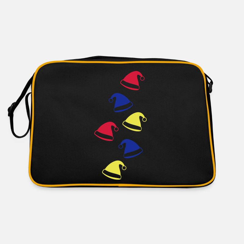 Bonnet de Noël chapeau de père Noël Sac Retro
