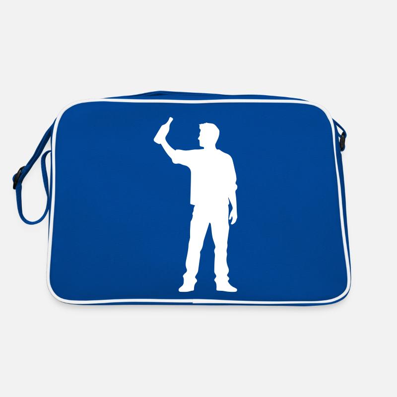 Silhouette de boisson Sac Retro