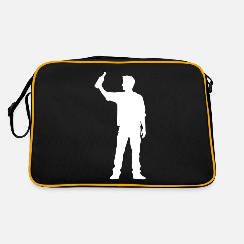 Drinking Silhouette Retro Bag