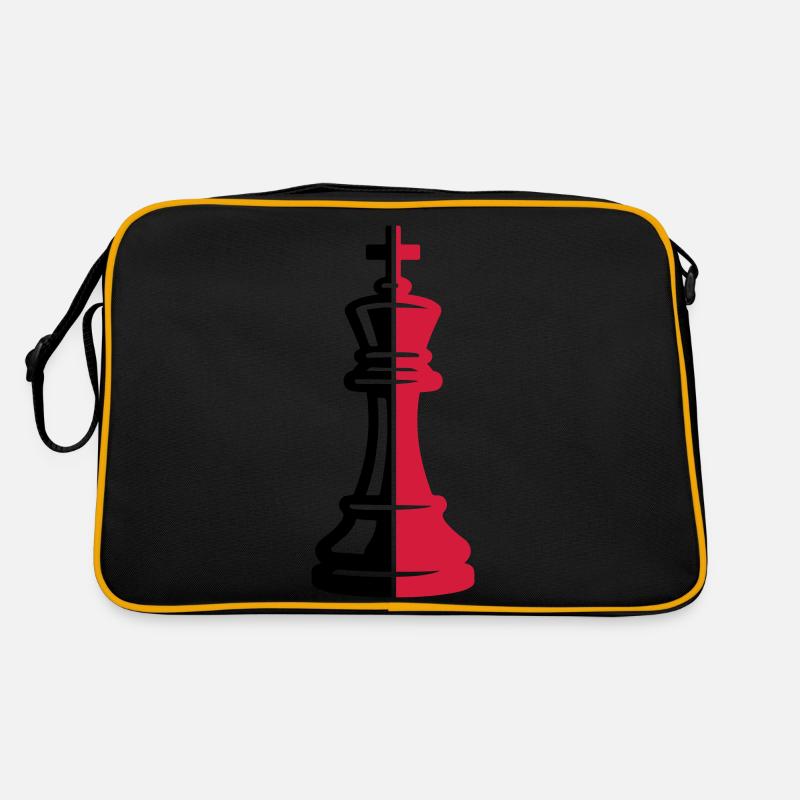 Pièce du roi des échecs Sac Retro