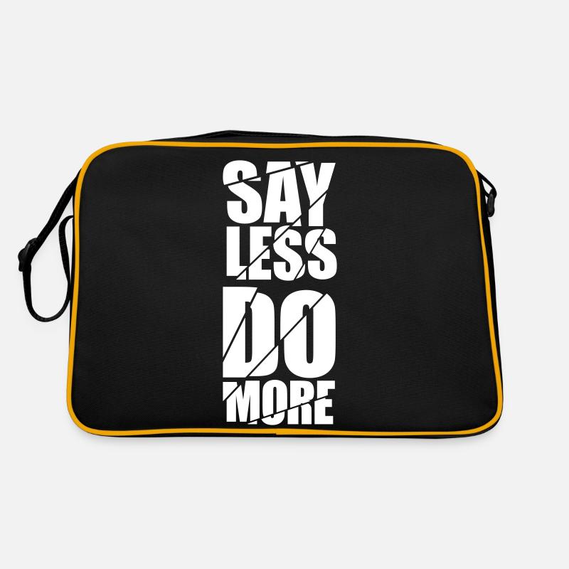 Dire moins faire plus Sac Retro