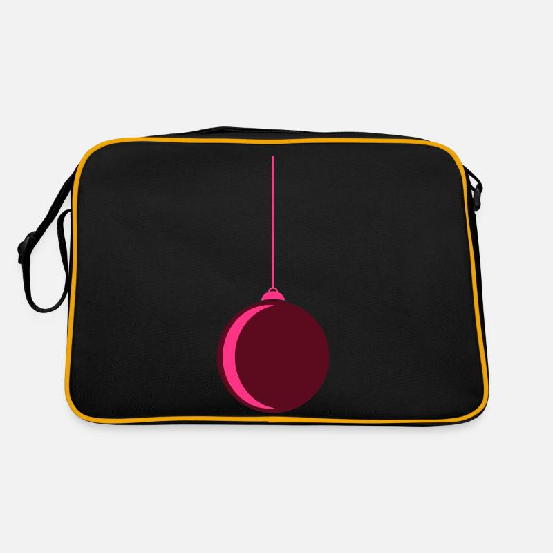 Weihnachtskugel Retro Tasche