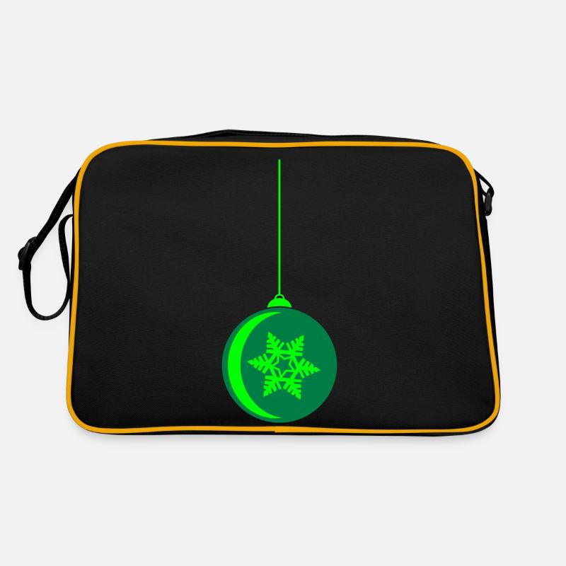 weihnachtskugel stern Retro Tasche