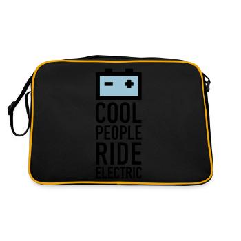 batery_2f - Retro Bag - black/gold - Back