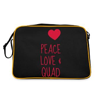 Quad Conduire Sport Voiture ATV - Sac Retro - noir/or - Dos