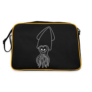 Squid Comic Animal - Sac Retro - noir/or - Dos