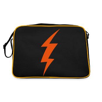 thunder - Retro Bag - black/gold - Back