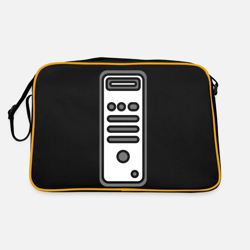 Icon Logo Gehäuse Computer Retro Tasche