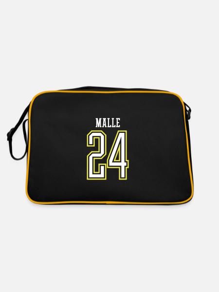 Malle 24 Mallorca 2024 - Retro Bag - black/gold - Back