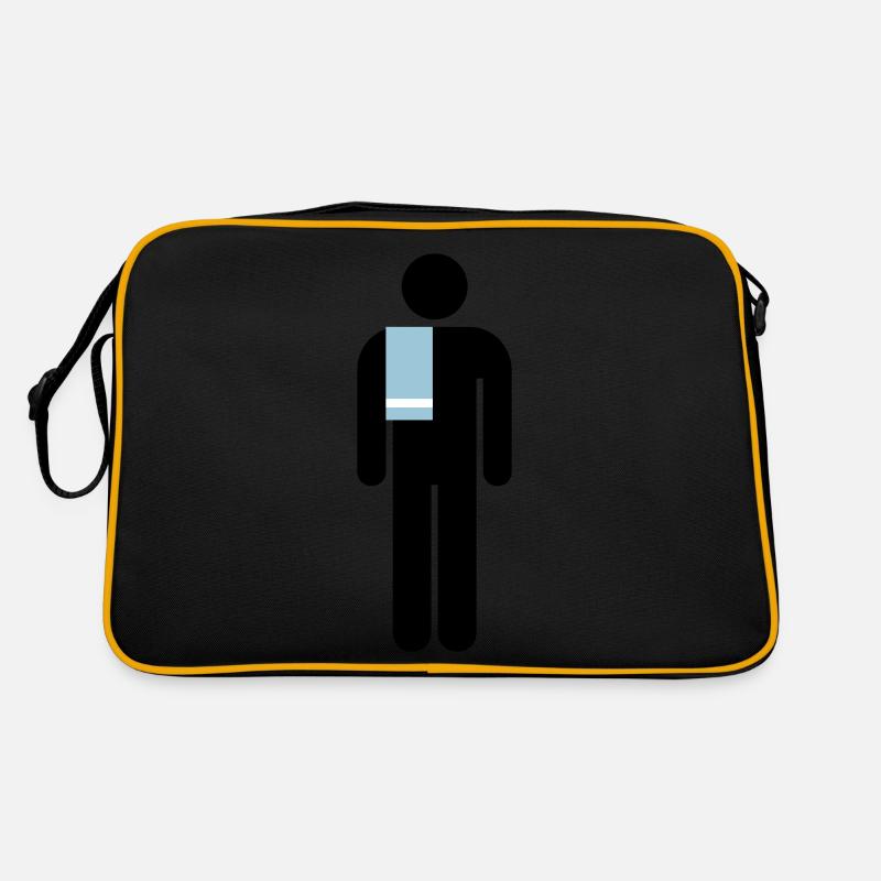 Guide de l'auto-stoppeur de protéger - Sac Retro - noir/or