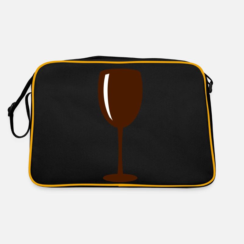 Weinglas Retro Tasche