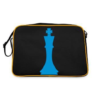 Roi des échecs - Sac Retro - noir/or - Dos