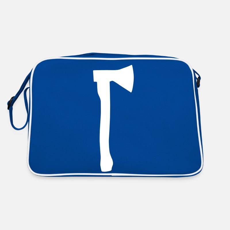 Silhouette de hache Sac Retro