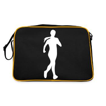 Jogger runner JOGGING - Retro Bag - black/gold - Back