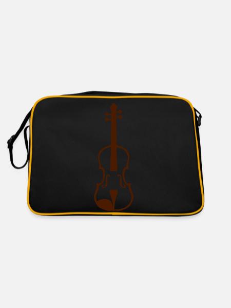 violon instrument musique 1903152 - Sac Retro - noir/or