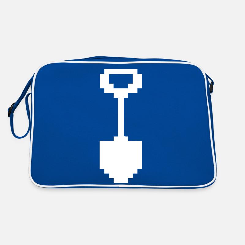 schaufel pixel Retro Tasche