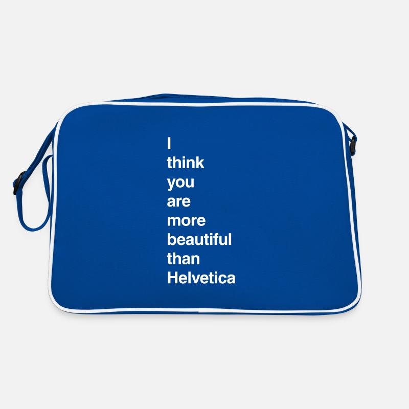 Je pense que tu es plus belle que... Sac Retro