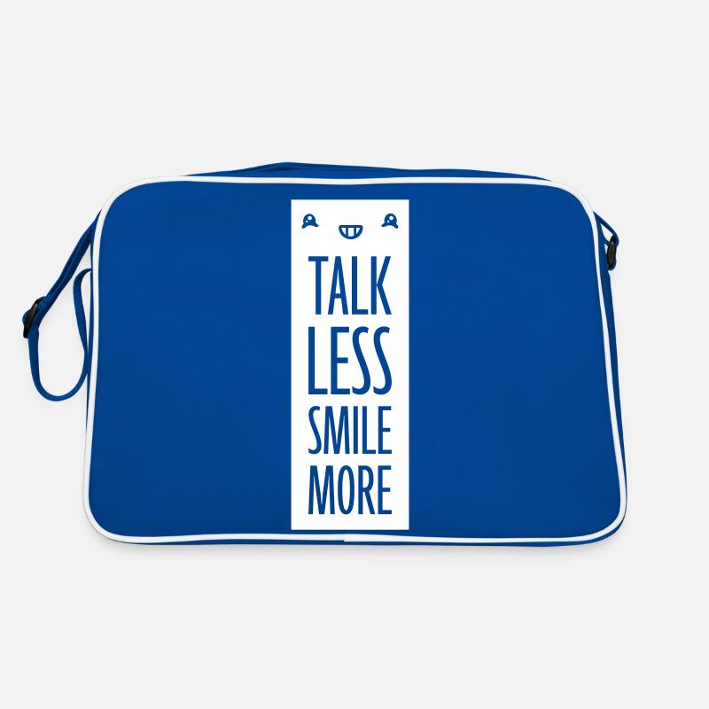 parler moins sourire plus Sac Retro
