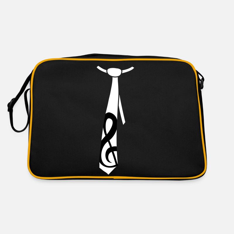 Music clef note tie occasion style Retro Bag