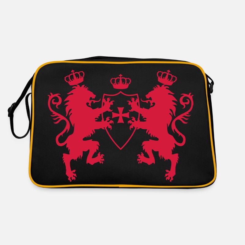 Loewen with the Knight Templar Cross Shield crown Retro Bag