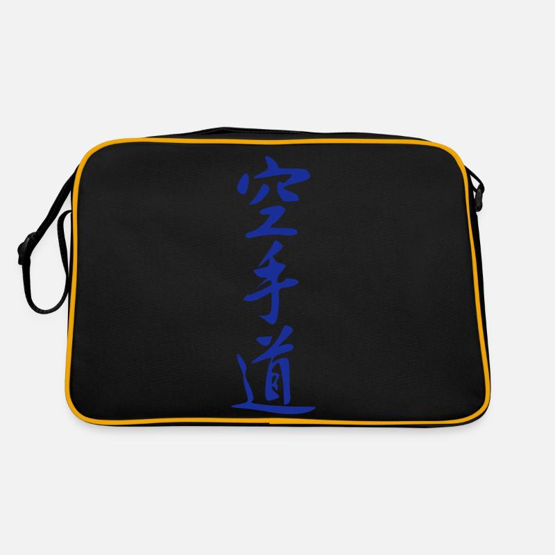 Karate - Retro Tasche - Schwarz/Gold