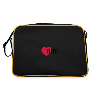 Elite Heart - Retro Bag - black/gold - Back