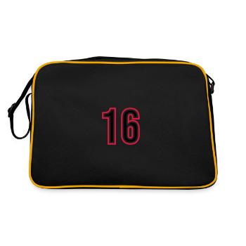 Maillot 16 Années Numéros - Sac Retro - noir/or - Dos