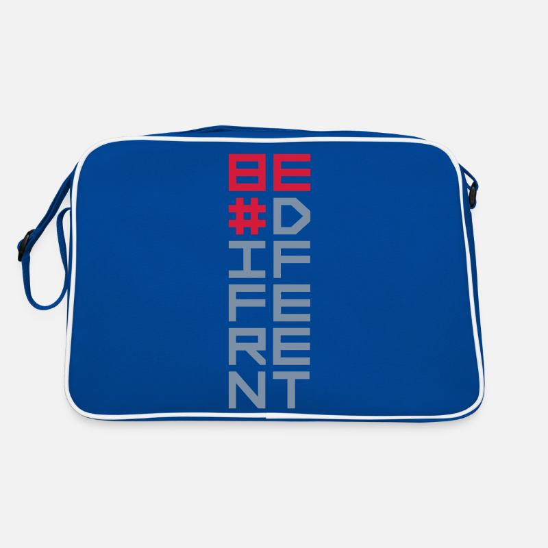 Be different Logo Design Retro Bag