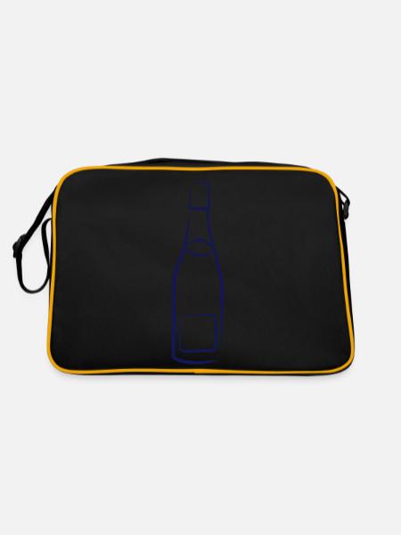 blockedTitle - Retro Tasche - Schwarz/Gold